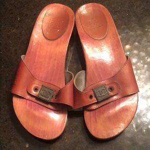 Pink Chanel Dr Scholl’s